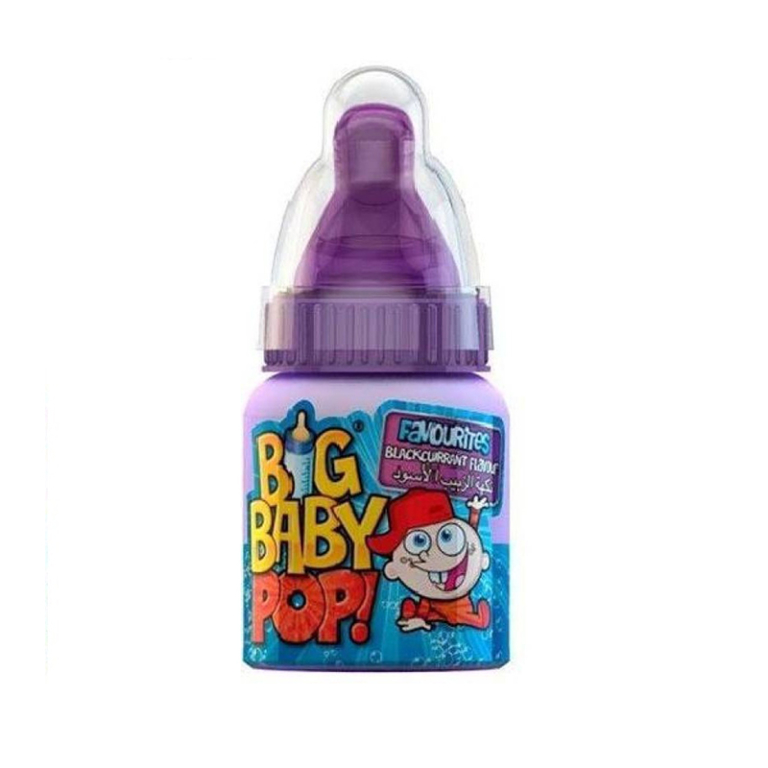 Big Baby Pop Hard Candy & Dextrose Powder Blackcurrent 32g - Global Brands