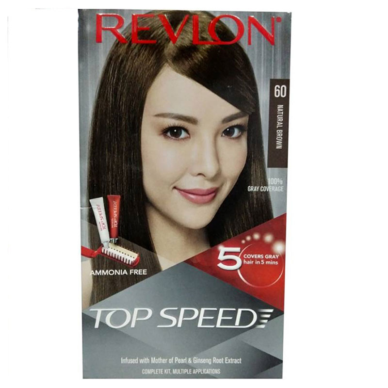 Revlon Top Speed Hair Color Woman Natural Brown 60